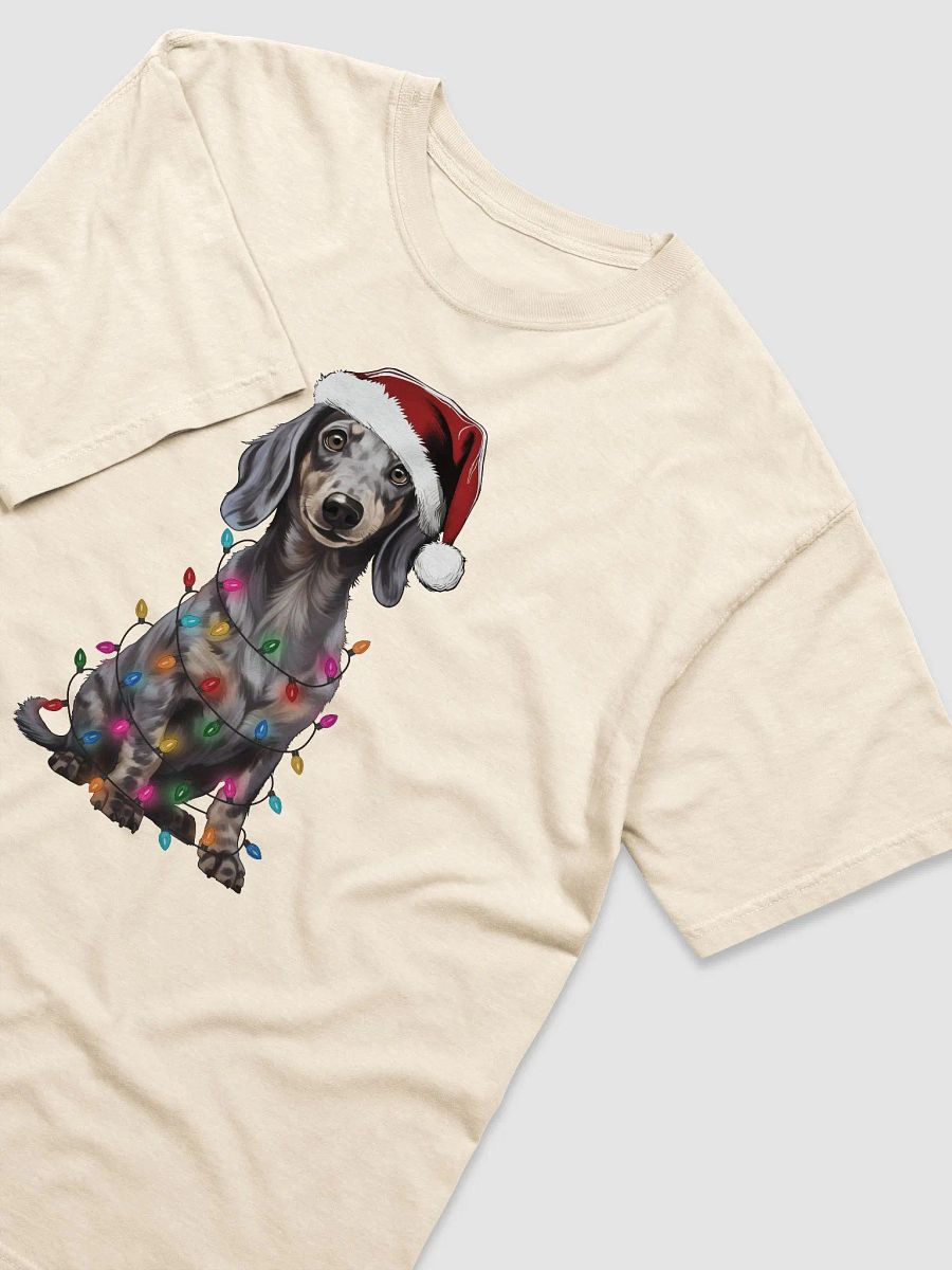 Funny Dachshund(Dapple) Christmas T-Shirt for Wiener/Doxie Paw-rents product image (21)