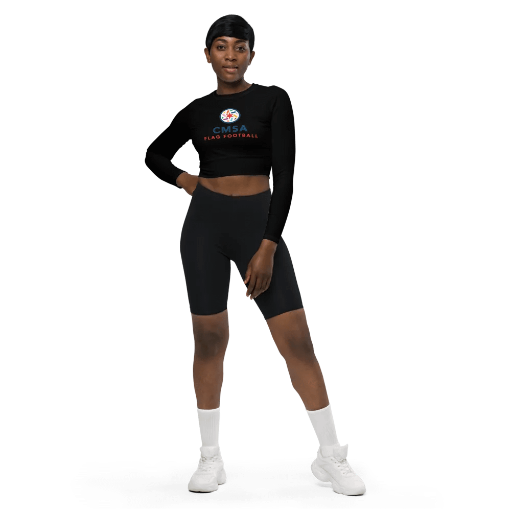 Long Sleeve Black Crop Top product image (1)