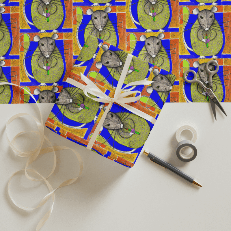 rats of cubism wrapping paper product image (5)