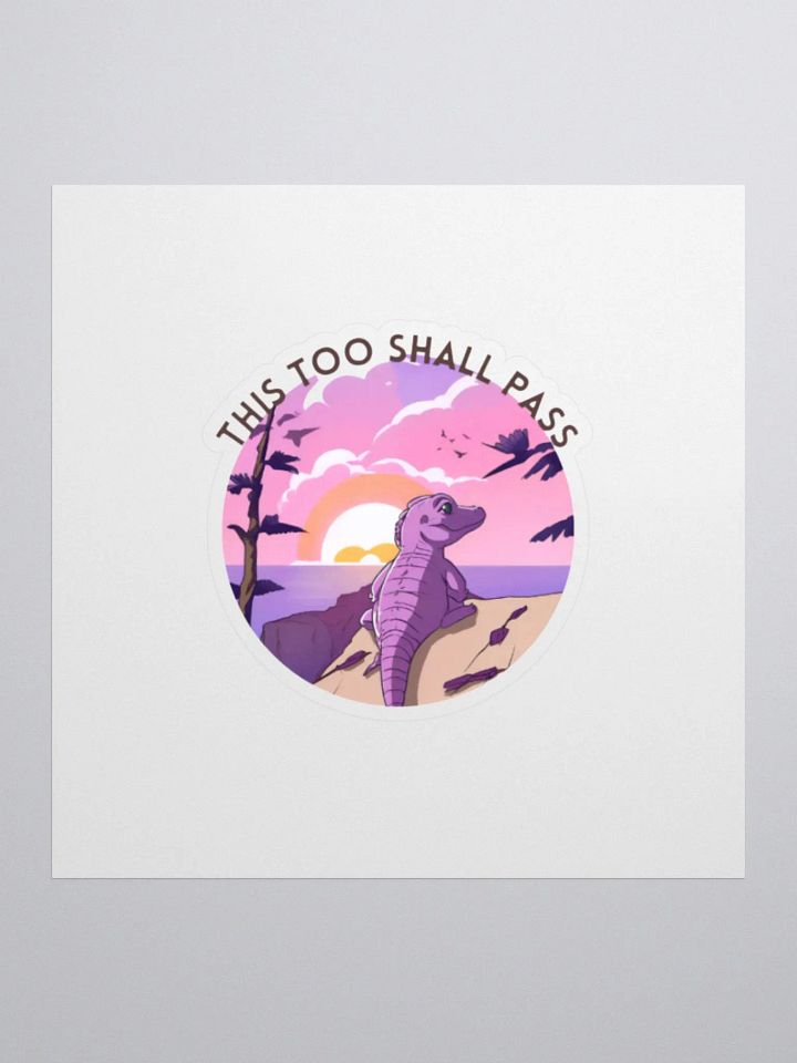 Sunset Gator Sticker product image (2)