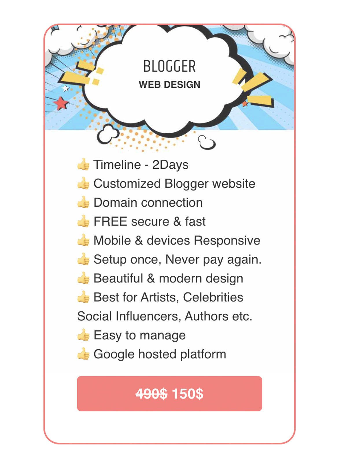 Blogger Web Design product image (2)