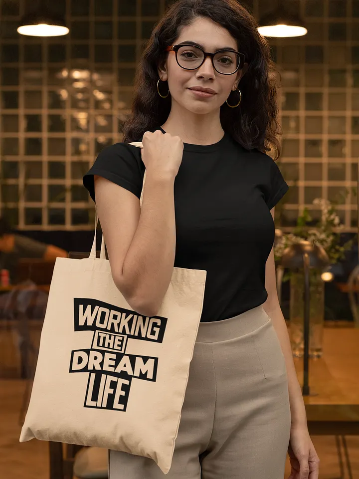 Cream Econscious Organic Cotton Tote Bag – Eco-Friendly Reusable Shopping & Everyday Carry Bag product image (2)