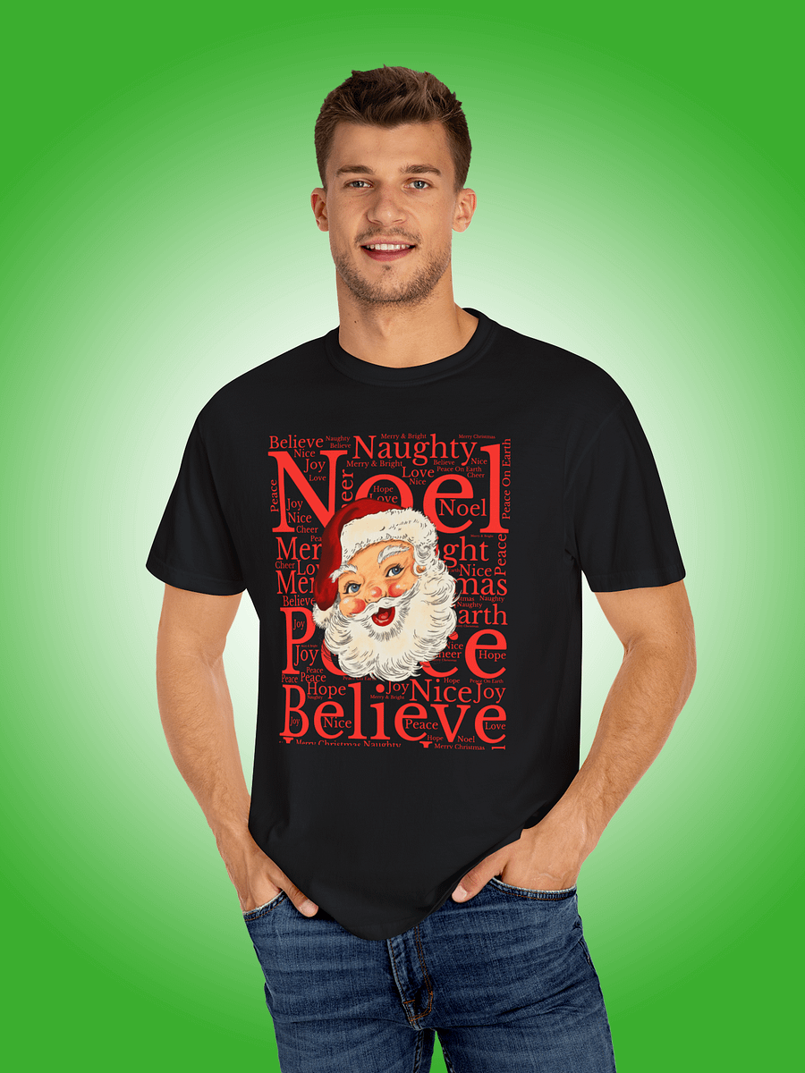 Retro Santa Word Cloud product image (1)