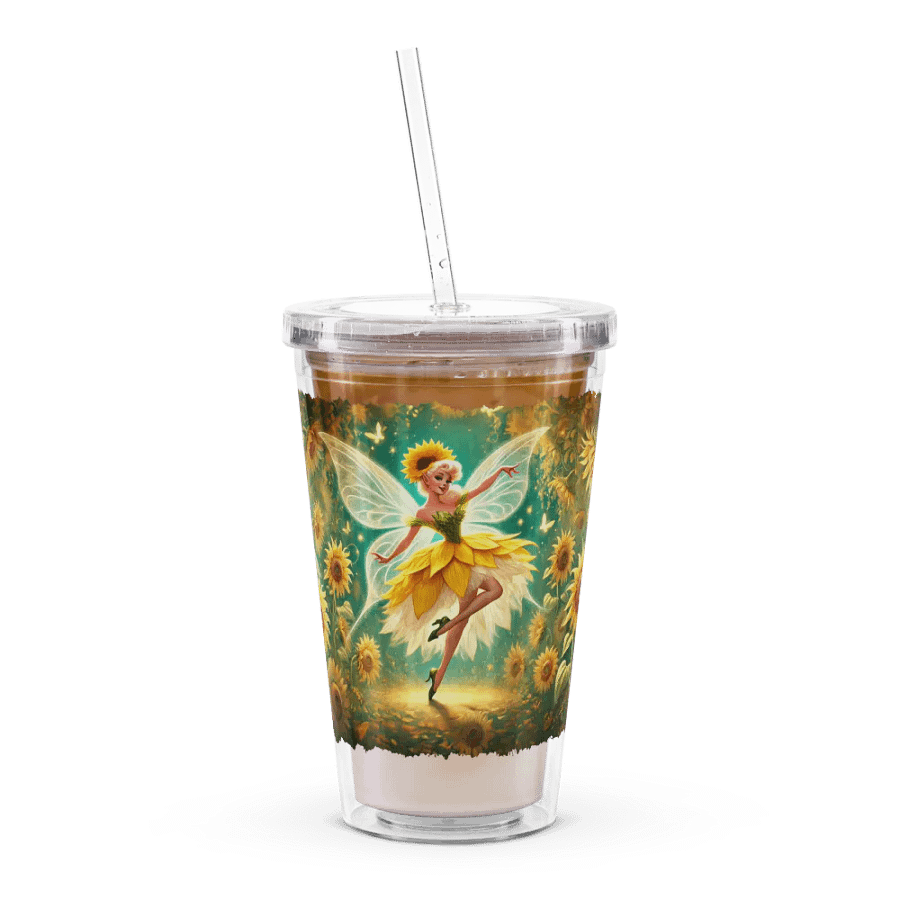 Sunflower Fairy Double Wall Tumbler product image (8)