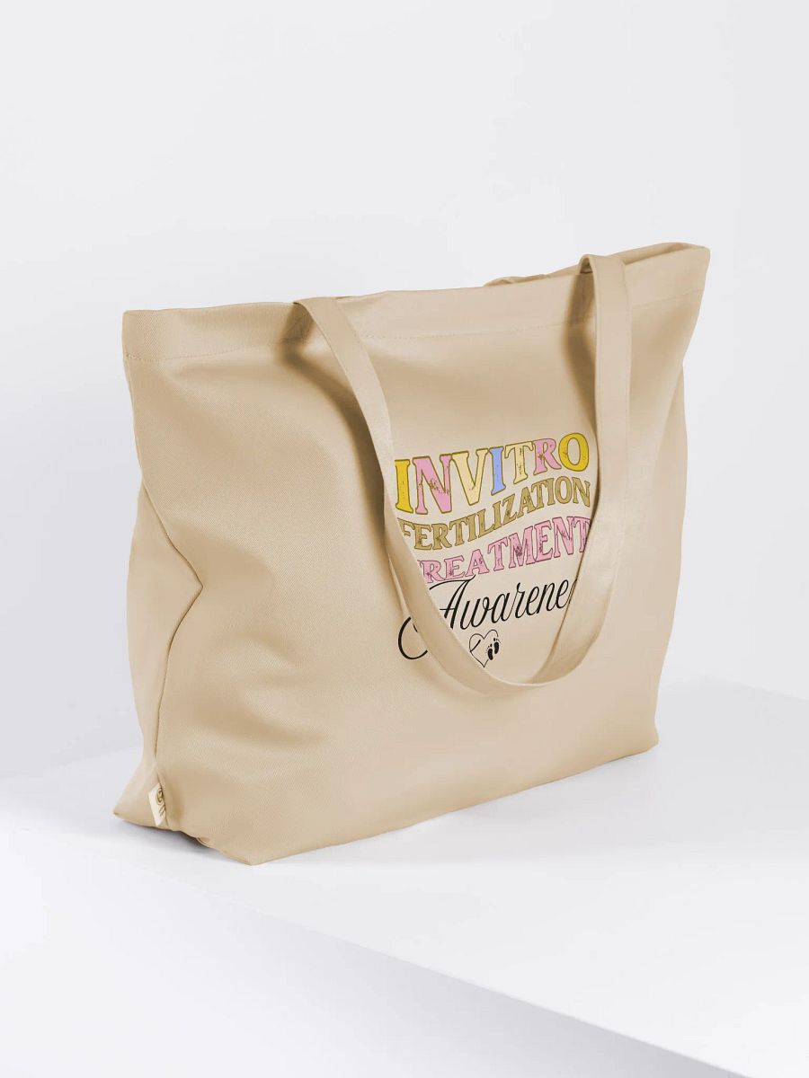 Invitro Fertilization Treatment, Eco Tote bag - Cream product image (3)