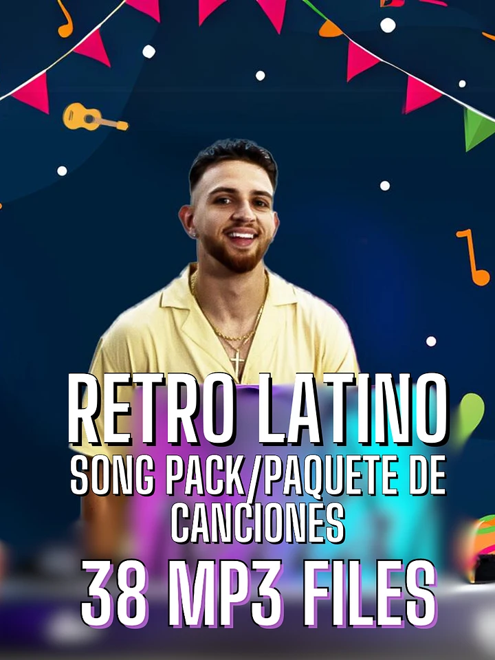 Retro Latino Mix - Song Pack/Paquete de Canciones (38 Songs/Canciones) product image (1)