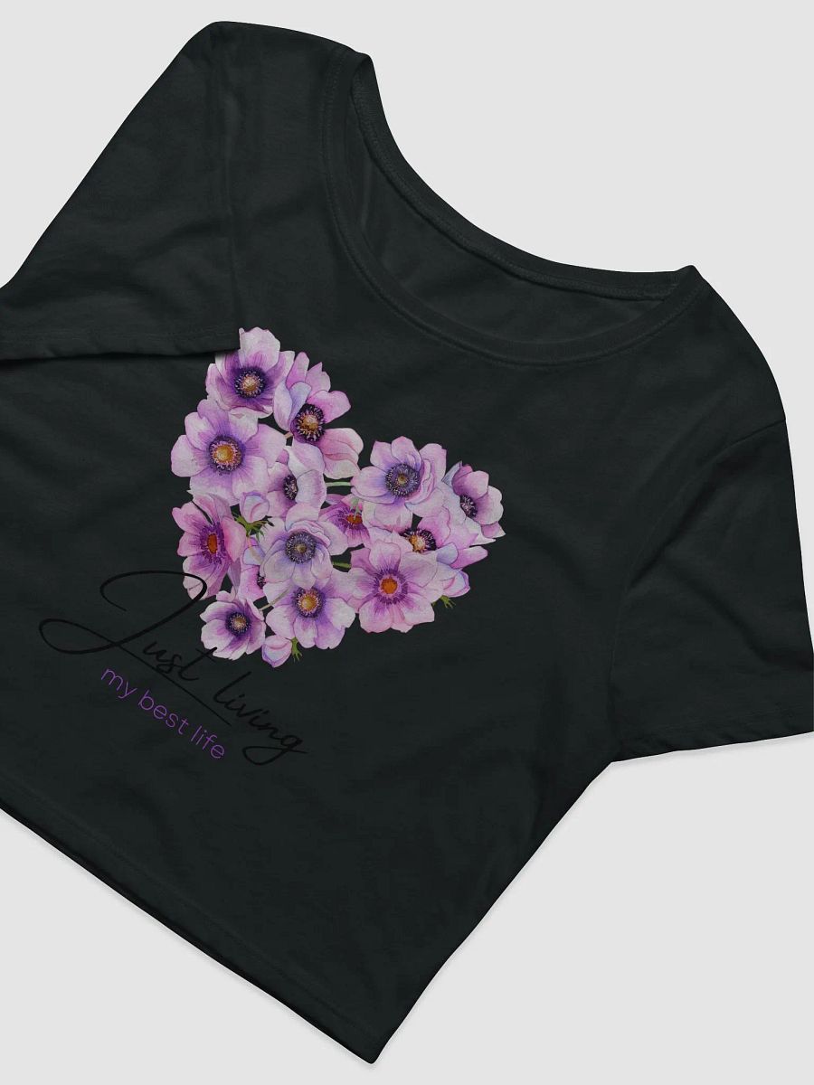 My Best Life Floral Crop Tee product image (5)