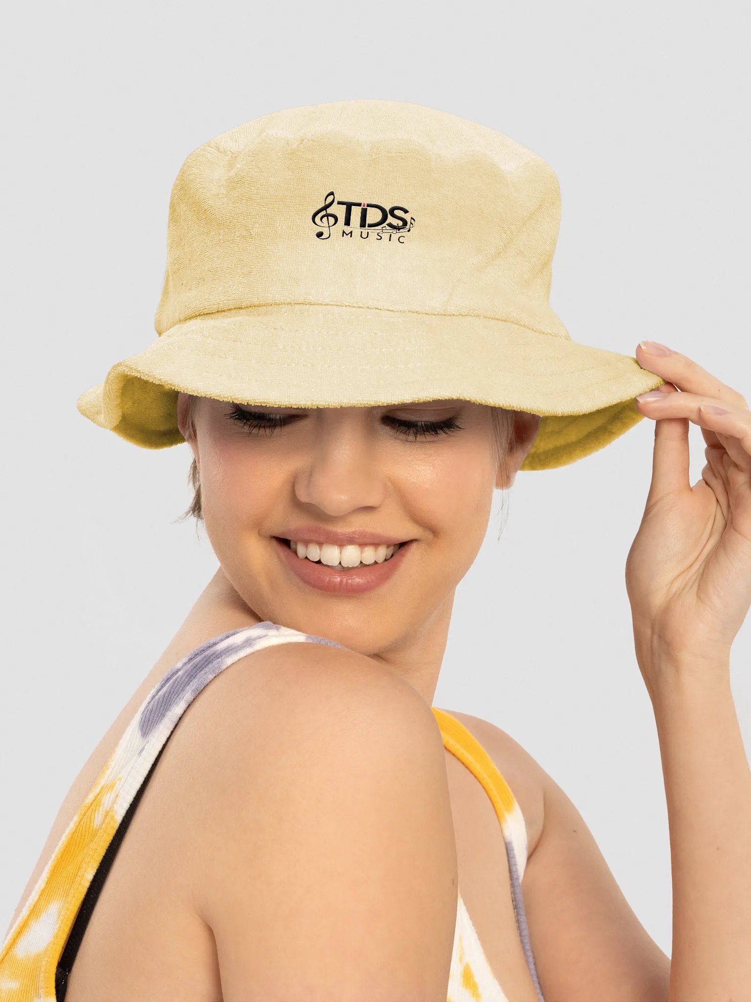 TDS Music Terry Cloth Bucket Hat - Exclusive Music-Themed Design in Multiple Colours product image (1)