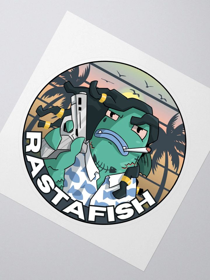 RastaFish Sticker 2 product image (2)