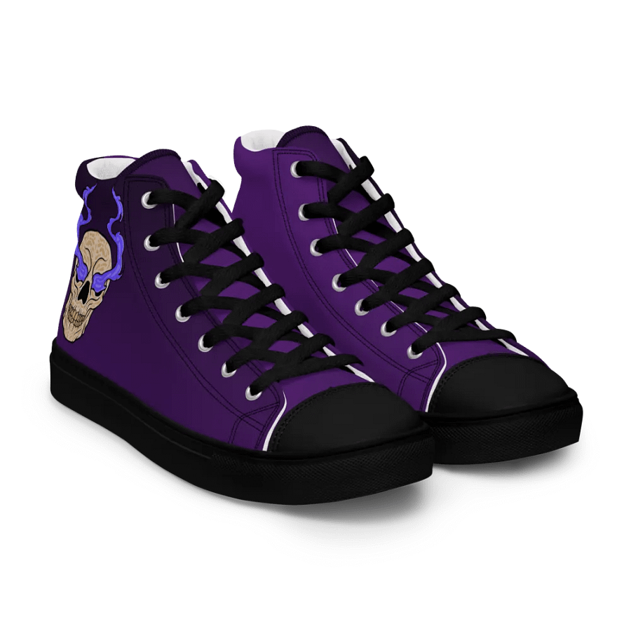 Men's Ethereal Flame Skull High Tops product image (8)