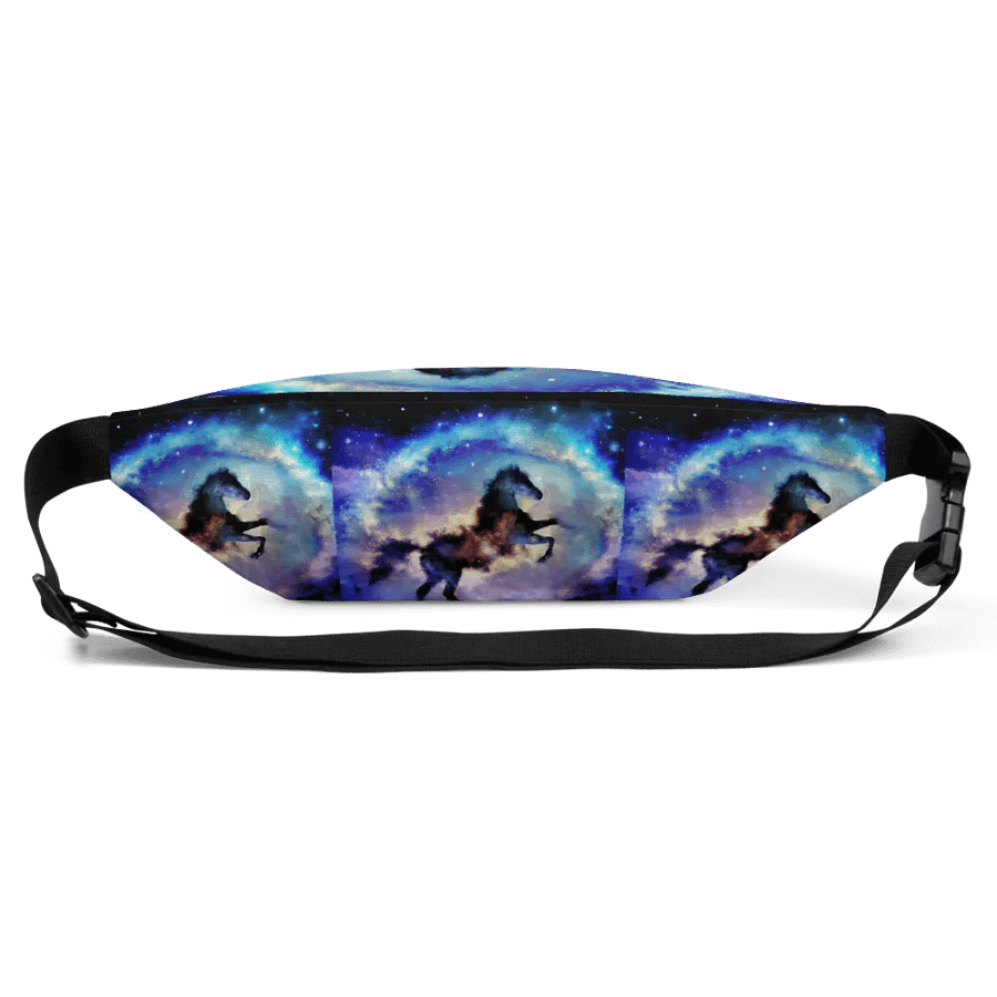 Rearing horse - Nebula horses fanny pack product image (5)