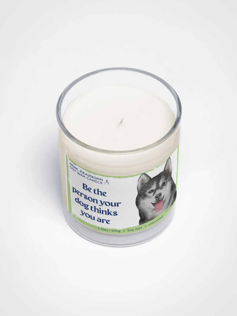 Husky Dog Lover Best Gift, Large Capacity, Great Value & Eco-Friendly Candle – 1.2 lbs of Pure Serenity product image (3)