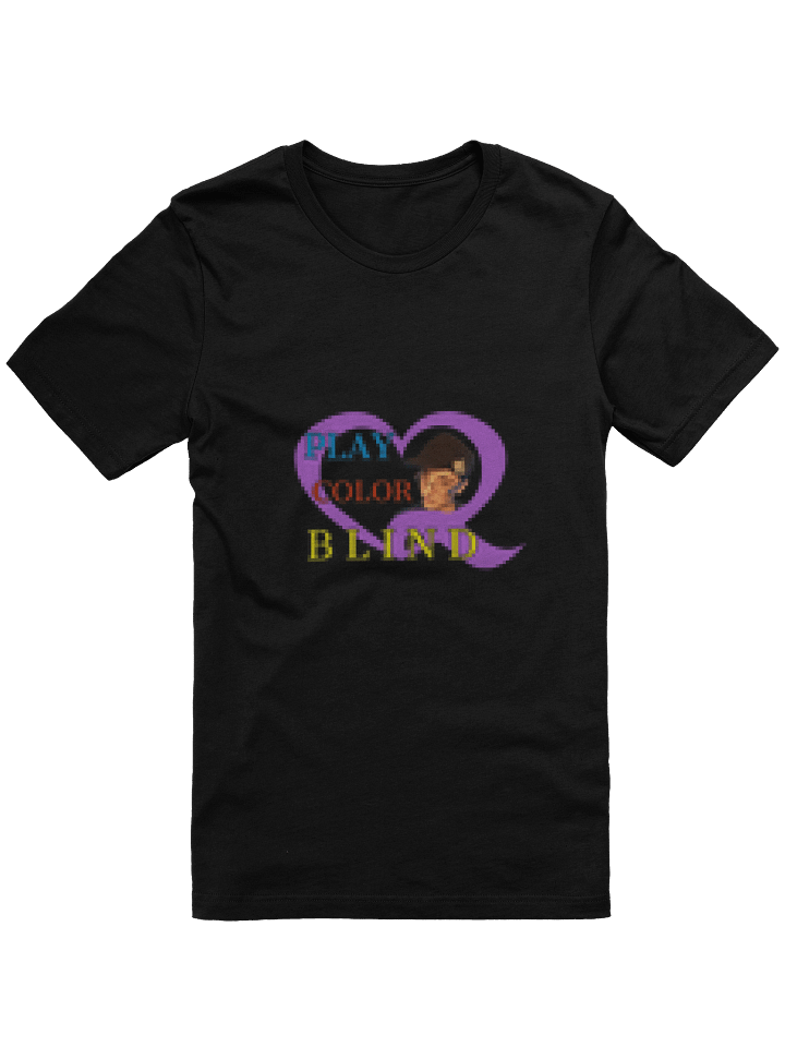 Play Color Blind Heart Twitch T-Shirt product image (1)