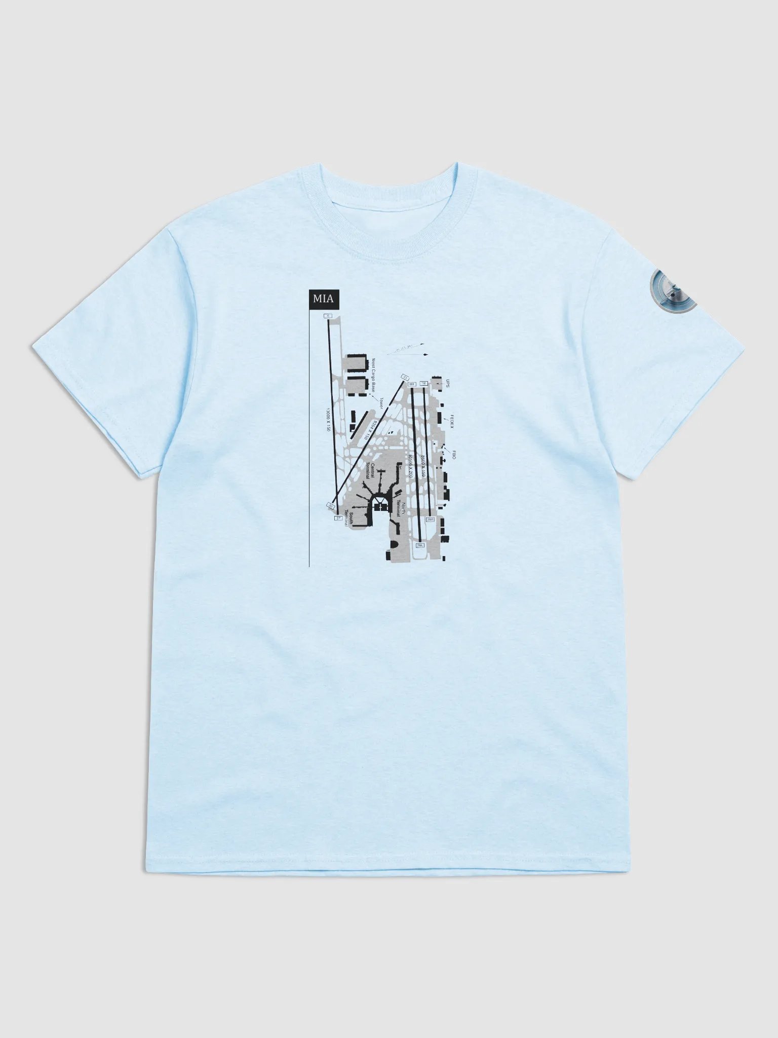 Miami Int'l Airport Runway Tee product image (6)