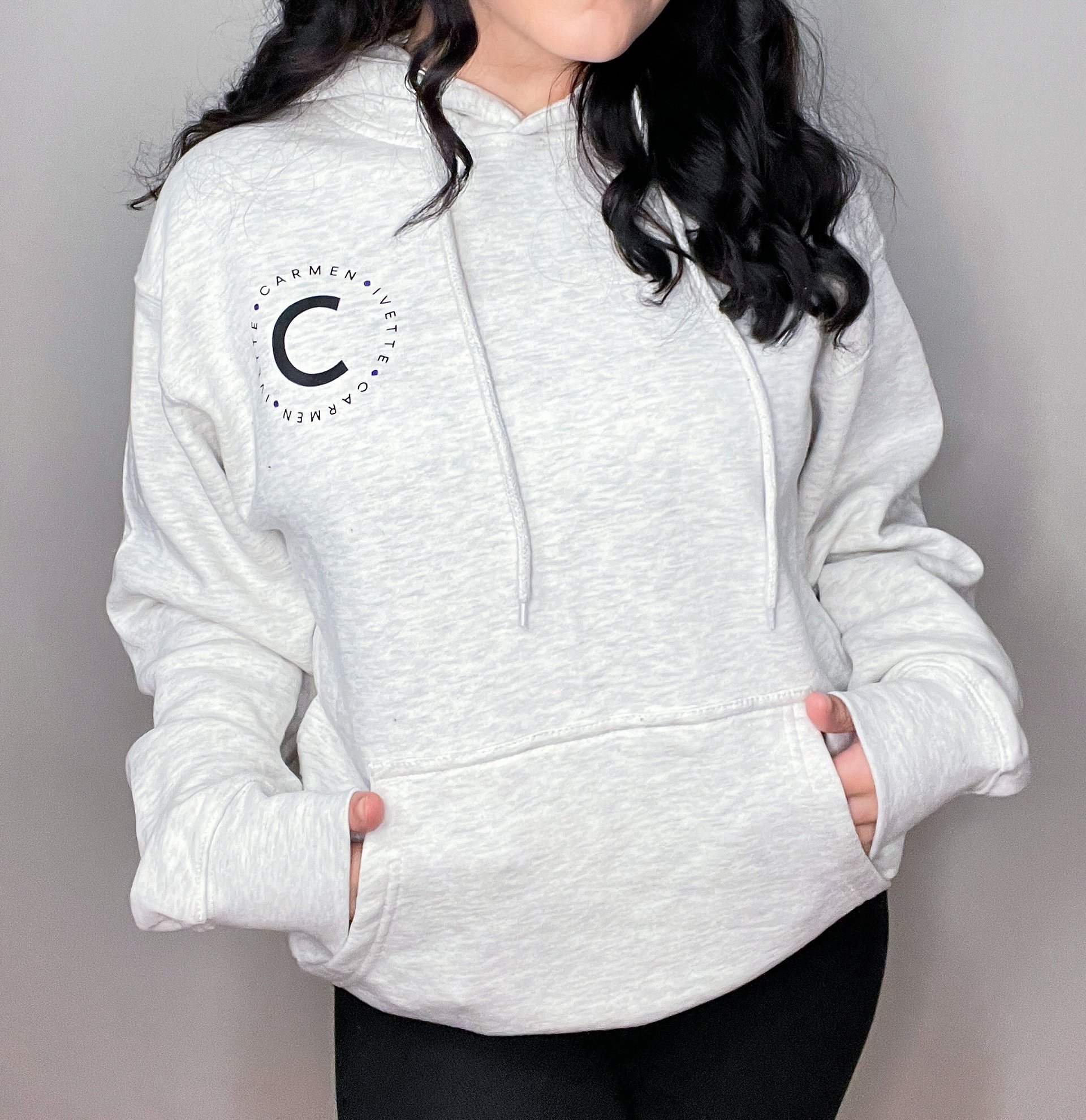 Carmen Ivette logo hoodie product image (1)
