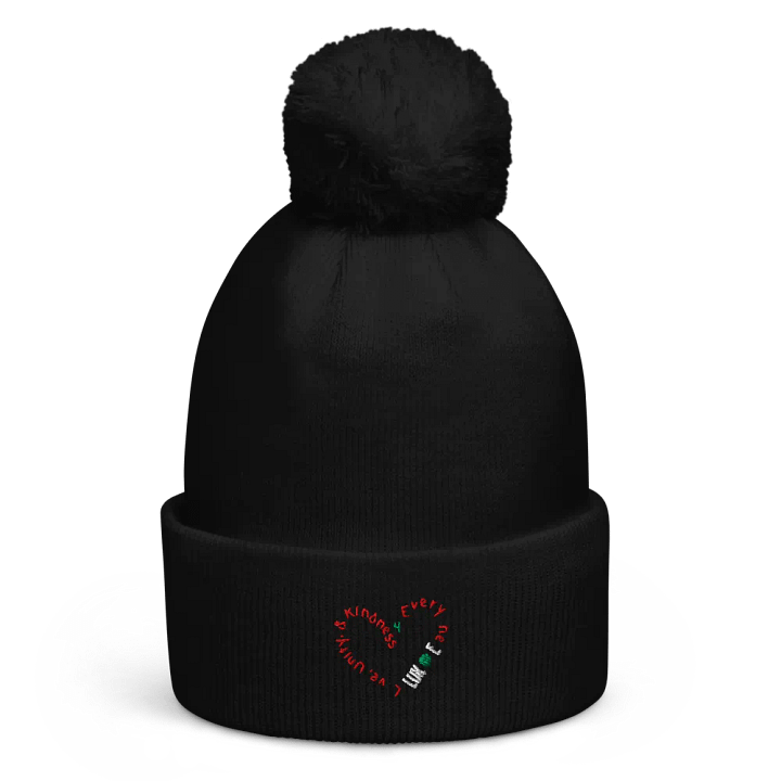 LUK-E Charm Pom-Pom Beanie product image (1)