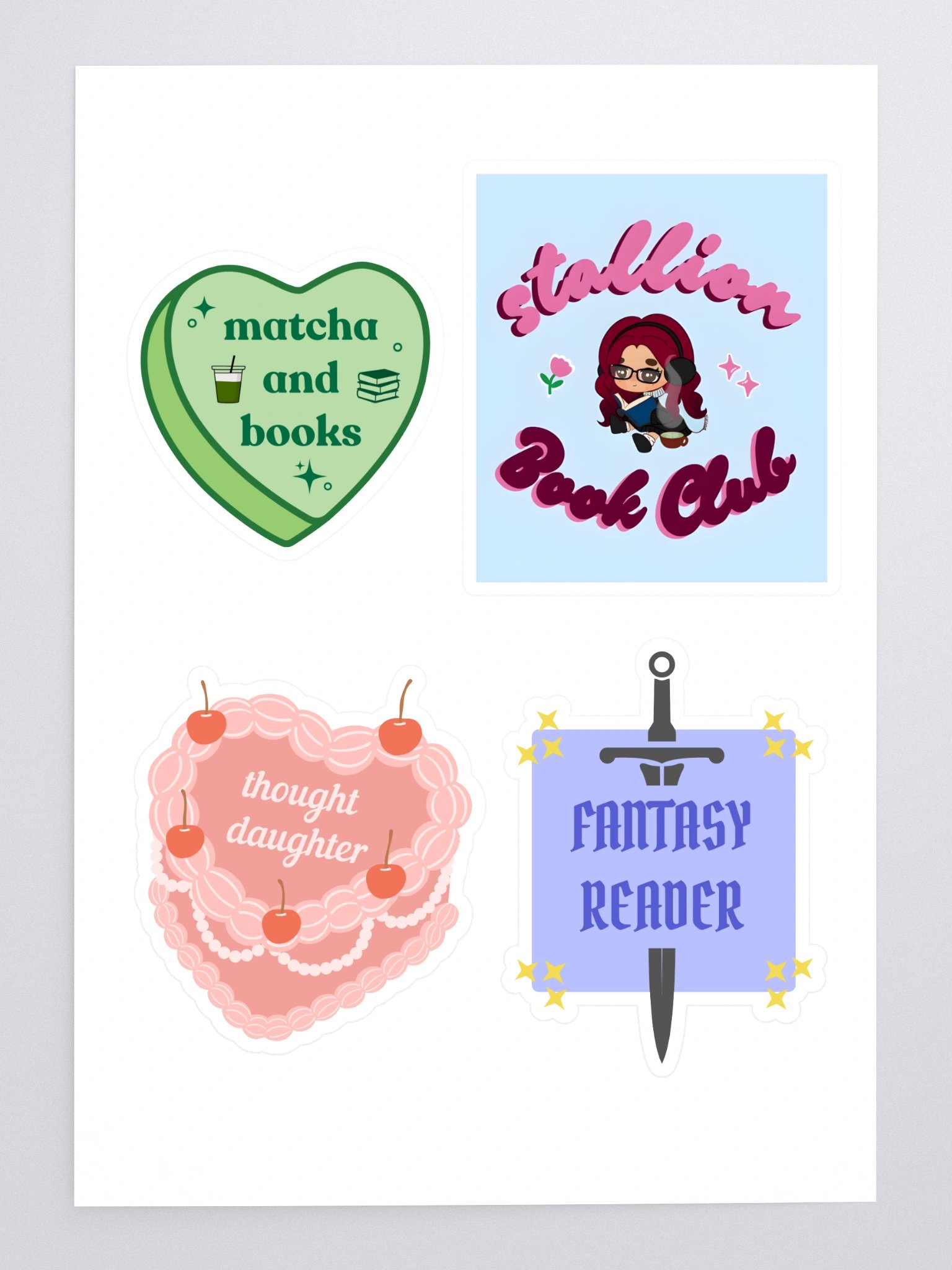STALLION BOOK CLUB ☆ stickers product image (3)