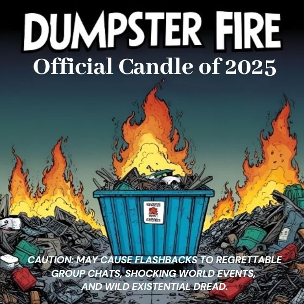 The Official 2025 Dumpster Fire Candle product image (1)