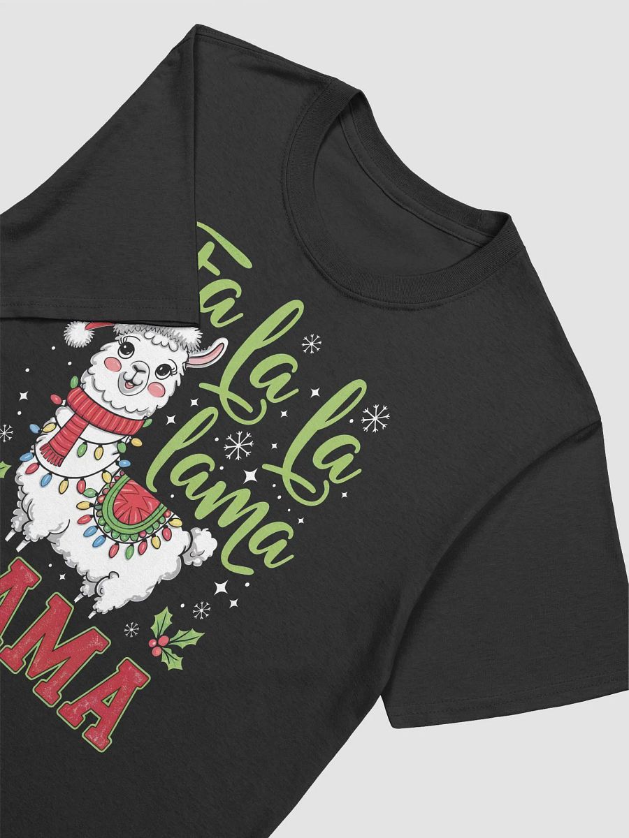 Fa La La Llama Christmas T-Shirt | Funny Holiday Llama Tee | Festive Christmas Party Shirt product image (3)