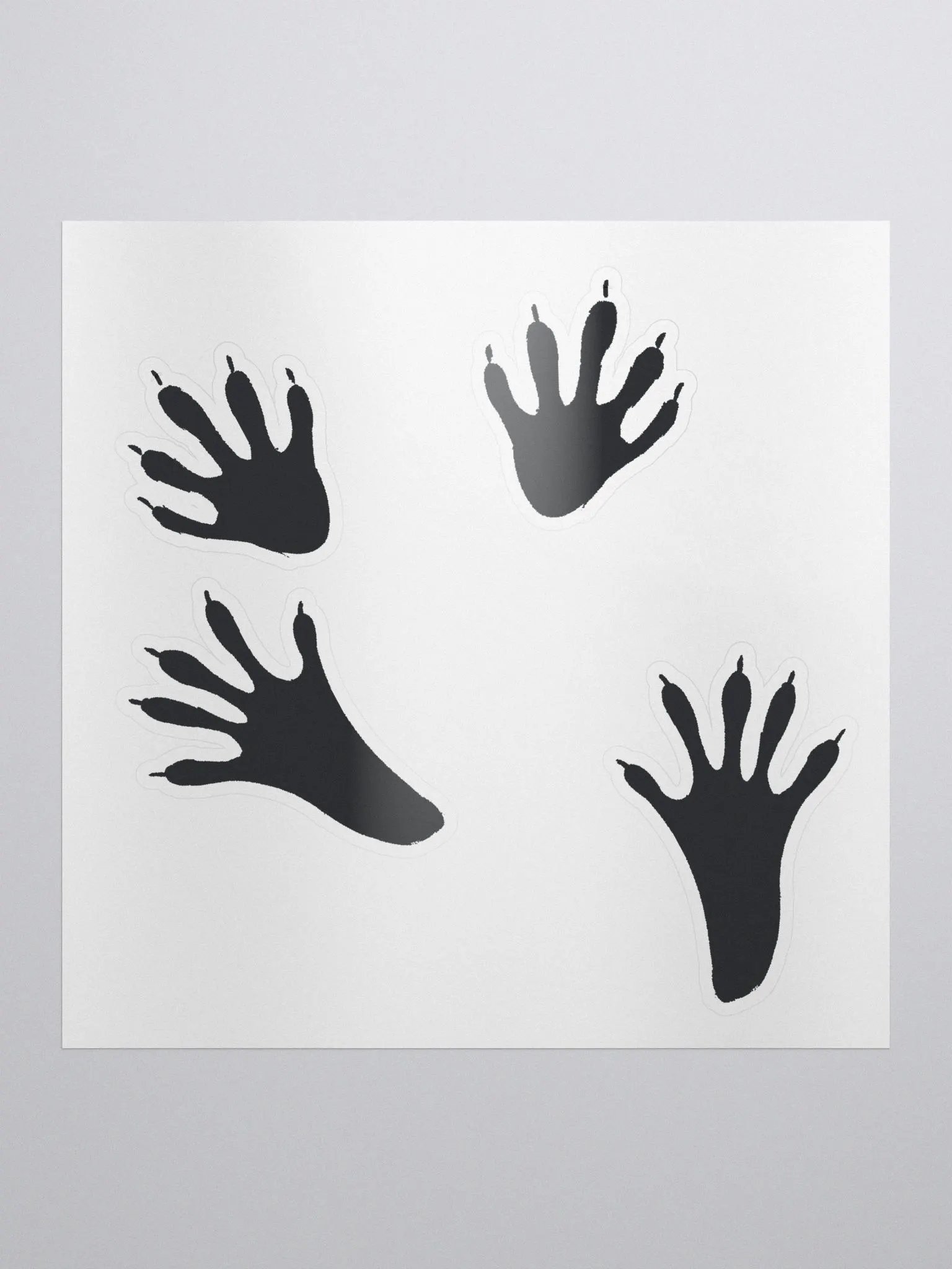 Rascal Prints Stickers Black product image (1)