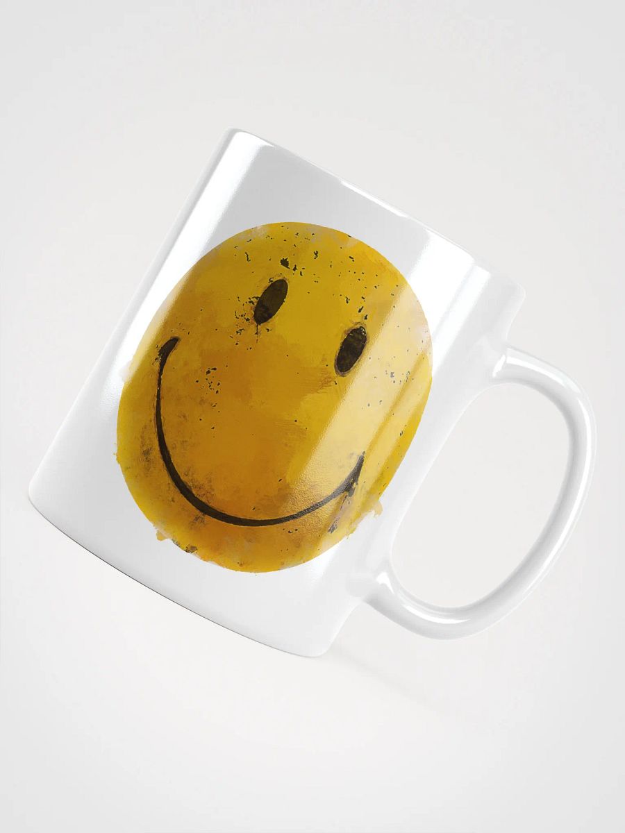 Cheerful Smiley Dog Toy White Glossy Mug product image (12)