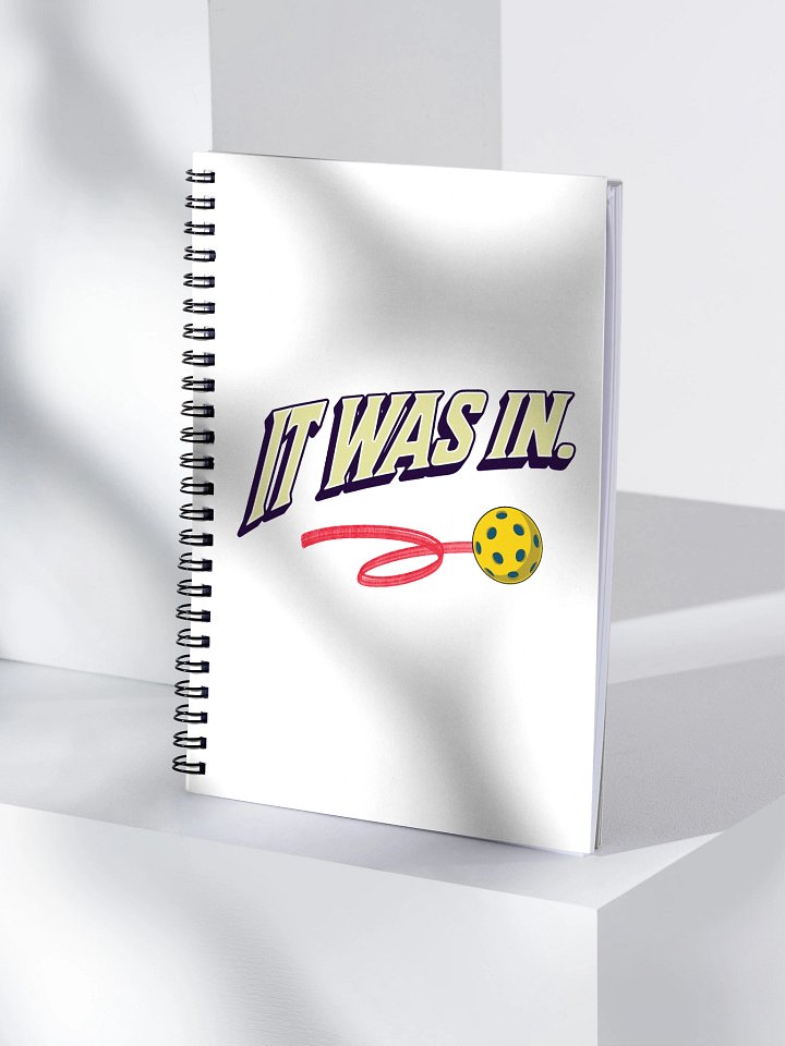 It Was In Pickleball Cosmic Spiral Notebook product image (1)