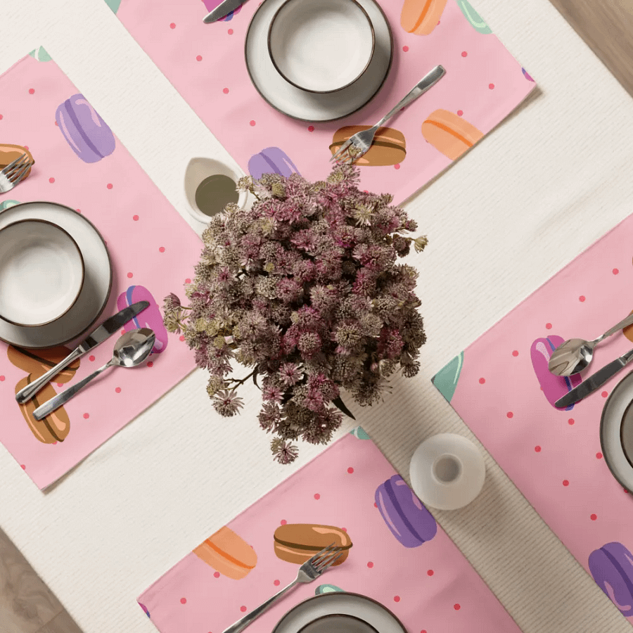Colorful Macaron Melody Placemat Set product image (2)
