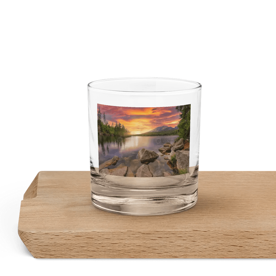 Sunset Serenity Rocks Glass product image (5)