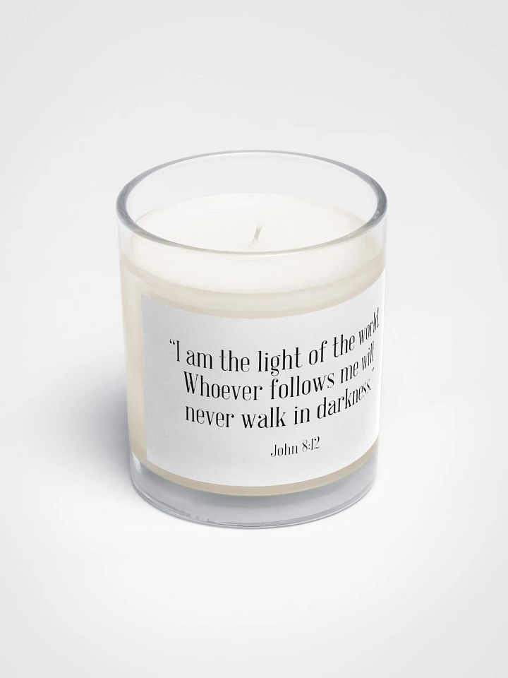 Follow the Light - John 8:12 Scripture Inspired Candle product image (2)