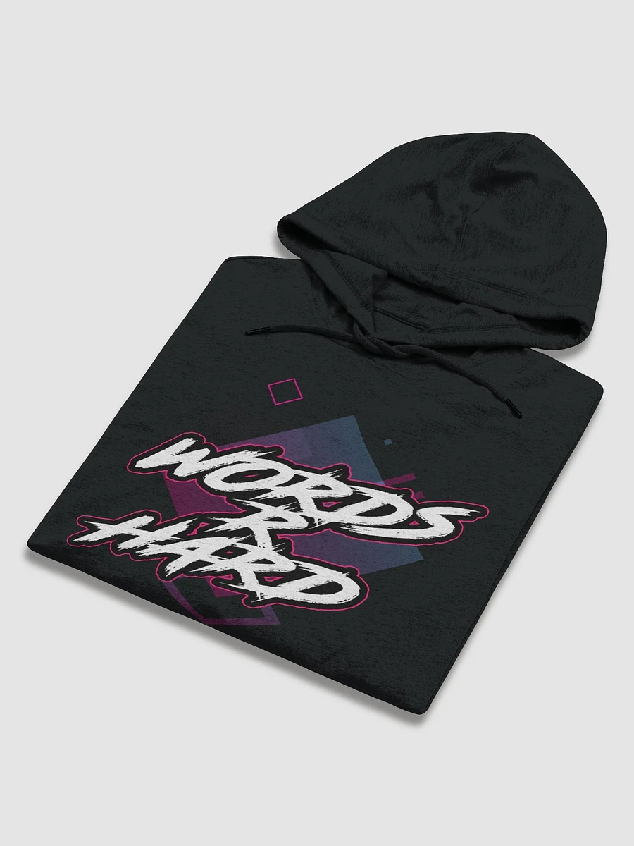 Words R Hard - Fitted Hoodie product image (10)