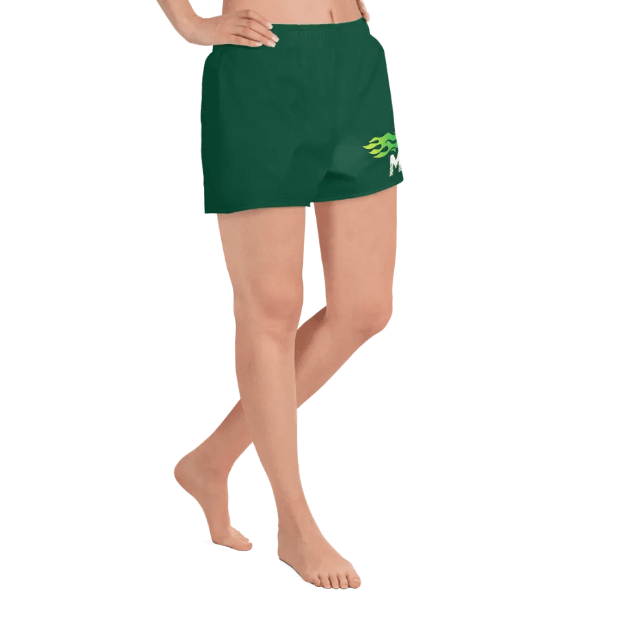 MSLA Green Women's Athletic Short Shorts product image (2)