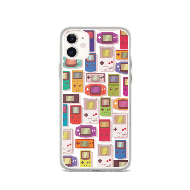 Retro Gamer Console Pattern iPhone Case product image (3)
