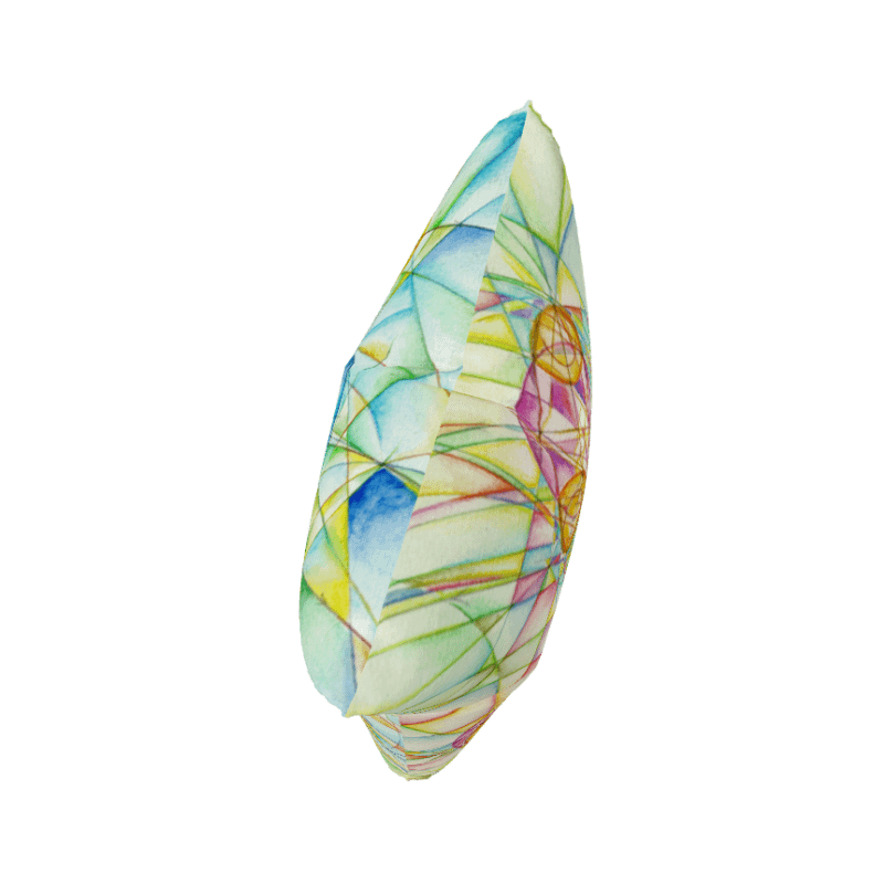 Poinsot's Paper Spaceship 2+3 - Physics of the Gyroscope Pillow product image (4)