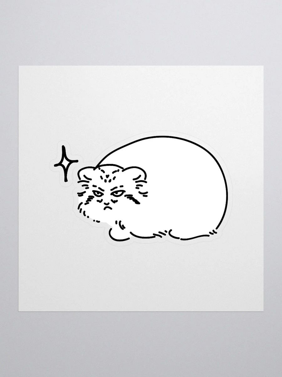 Grumpy Manul - Sticker product image (2)