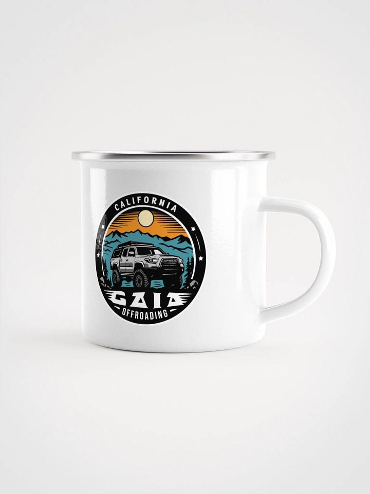 Gaia Off-Road Adventure Enamel Mug 12oz product image (1)