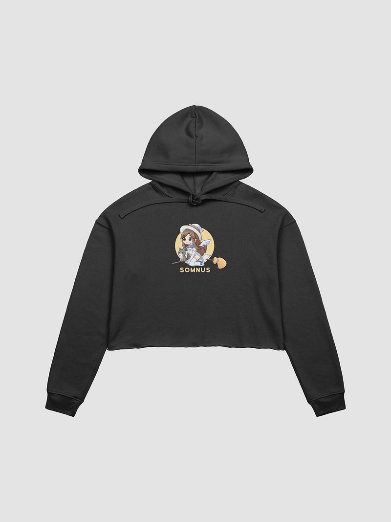 Witch Fleece Crop Hoodie