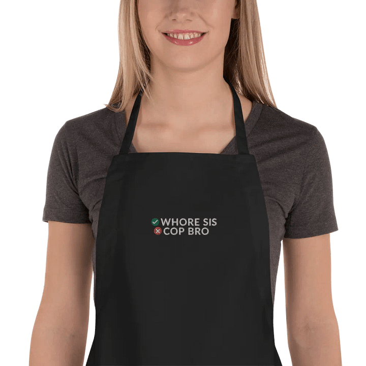 WHORE SISTER EMOJI - APRON product image (1)
