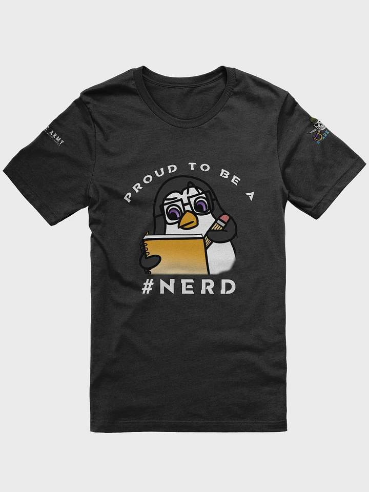 Blade Army T-Shirt With Penguin Proud to be a Nerd product image (1)