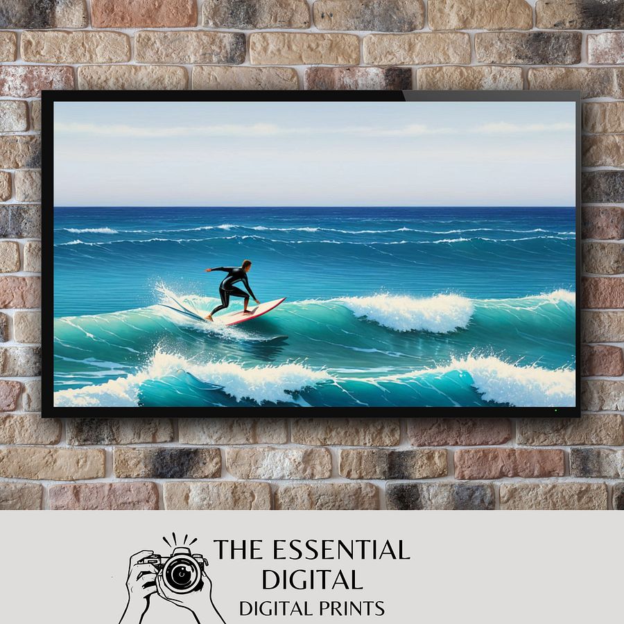 Surf's Up TV Frame Art product image (1)