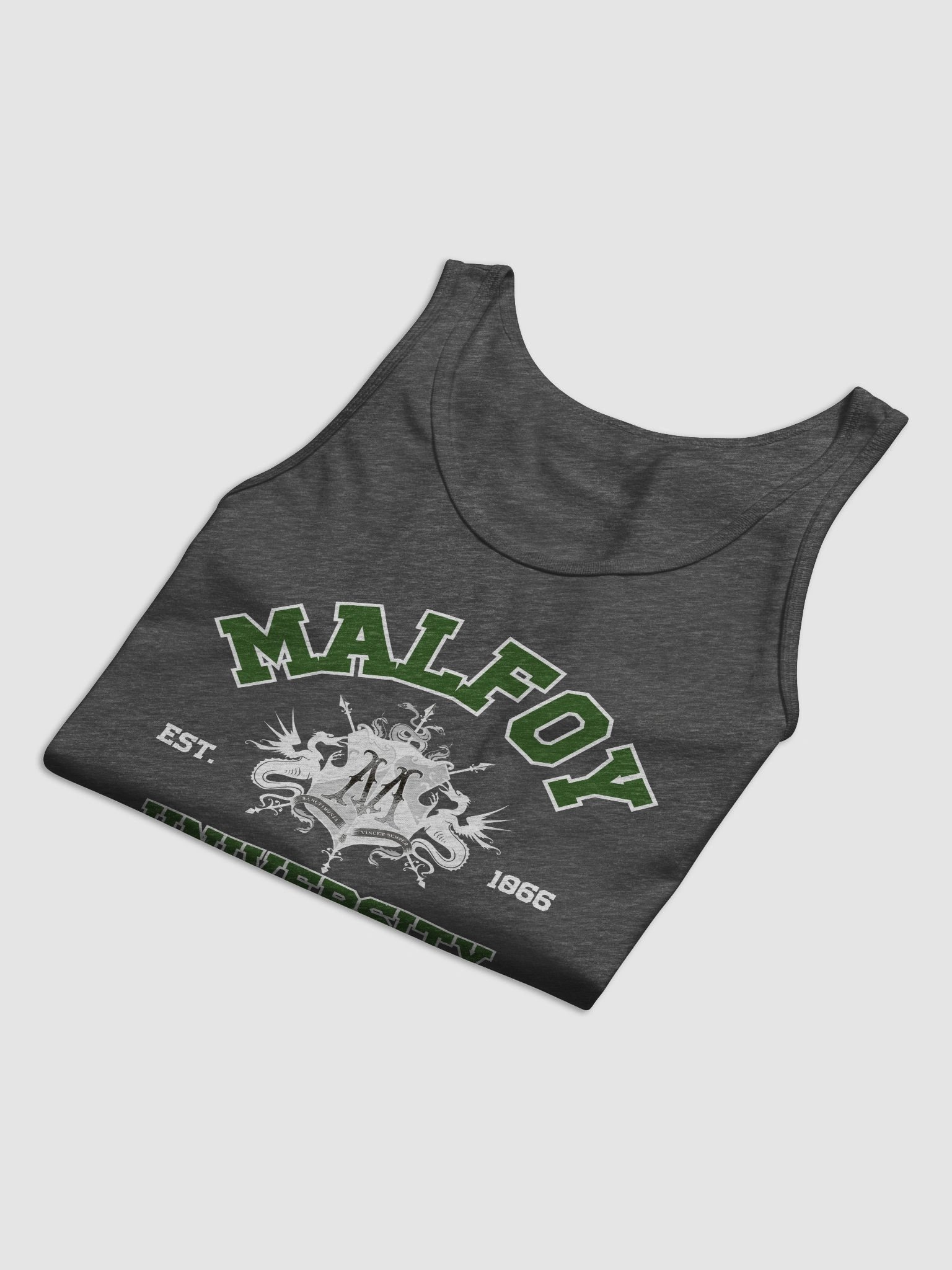Malfoy University Vintage Varsity Tank Top product image (10)