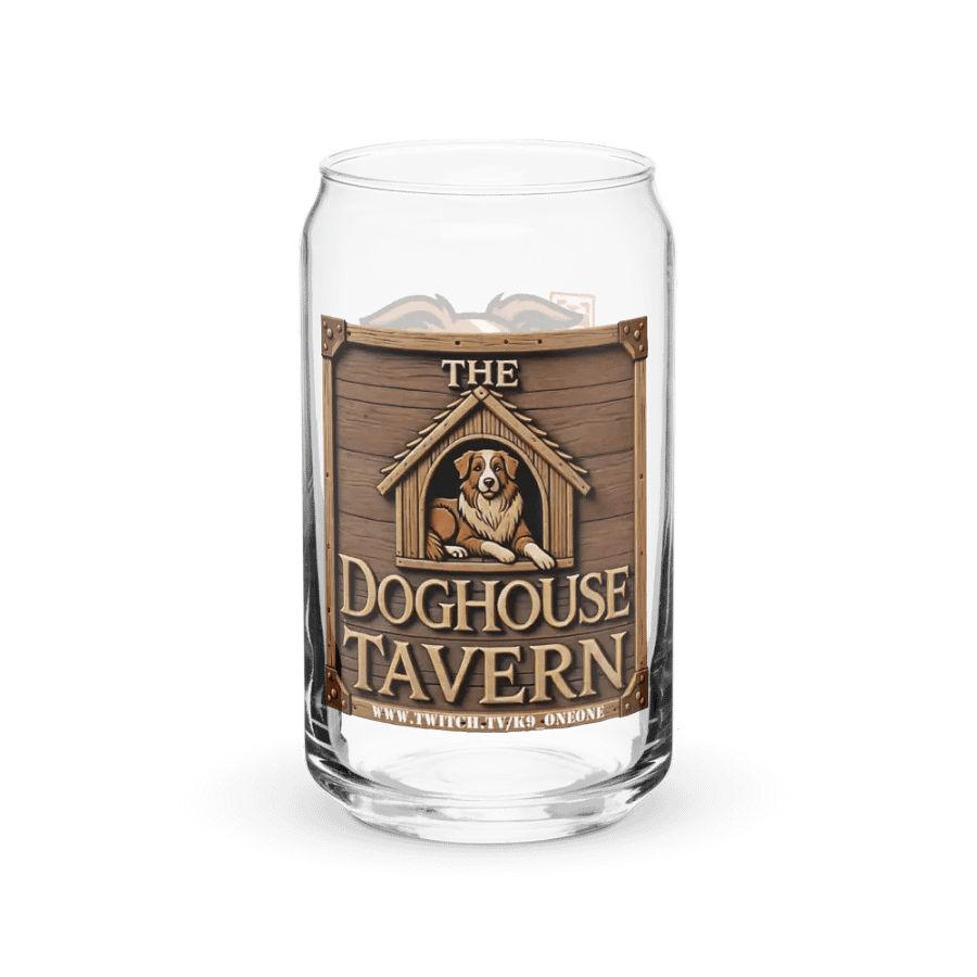 K9 Doghouse Tavern Can Style Glass product image (8)