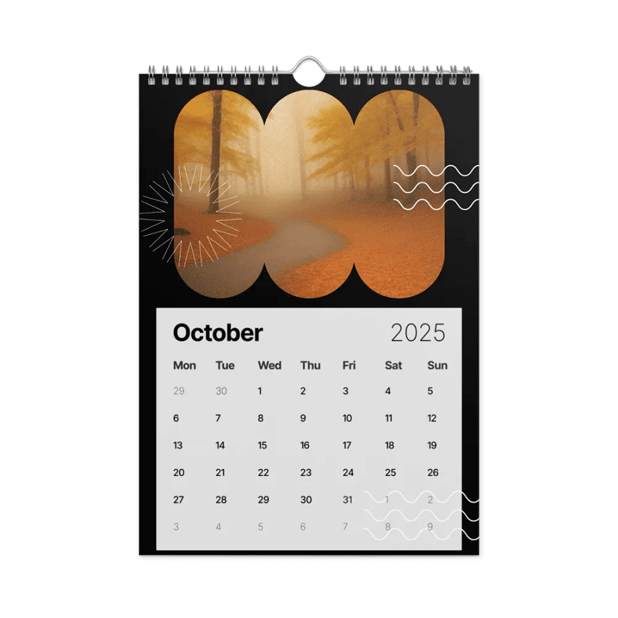 SEASONAL NATURE WALL CALENDAR 2025 product image (12)