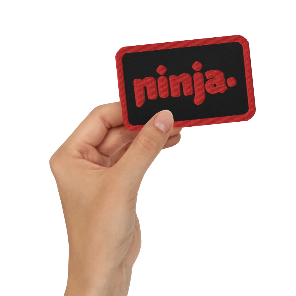 Ninja Patch: Red and Black product image (2)