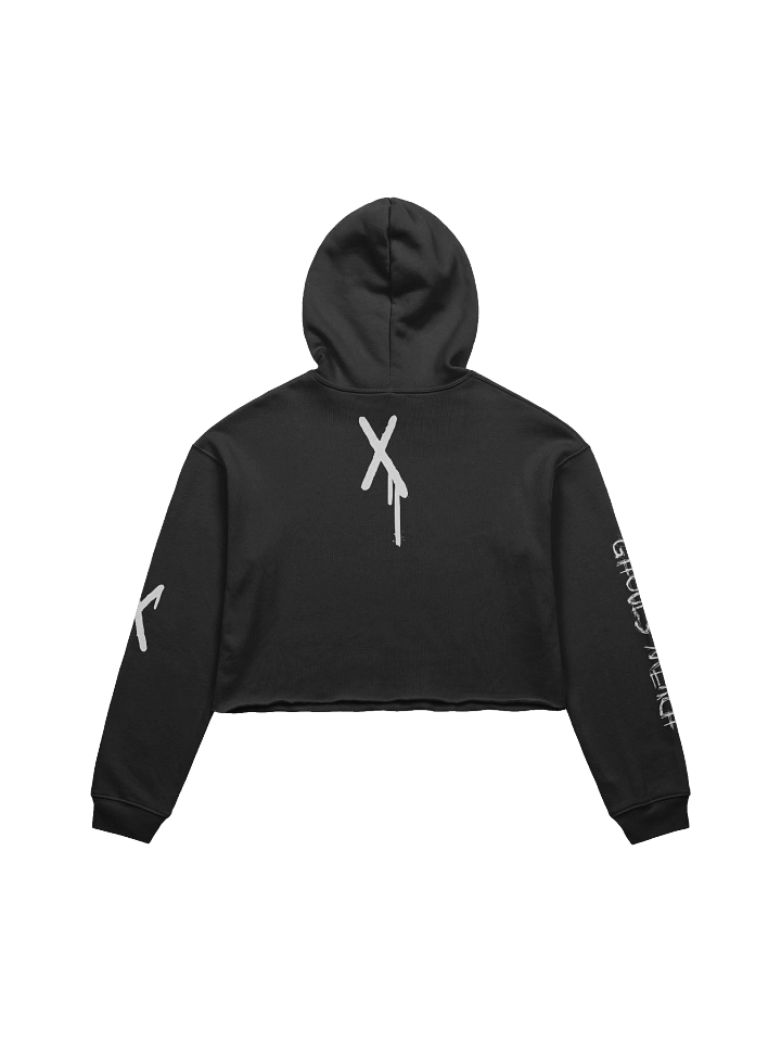Graffiti Bear Long Sleeve Crop Hoodie product image (2)