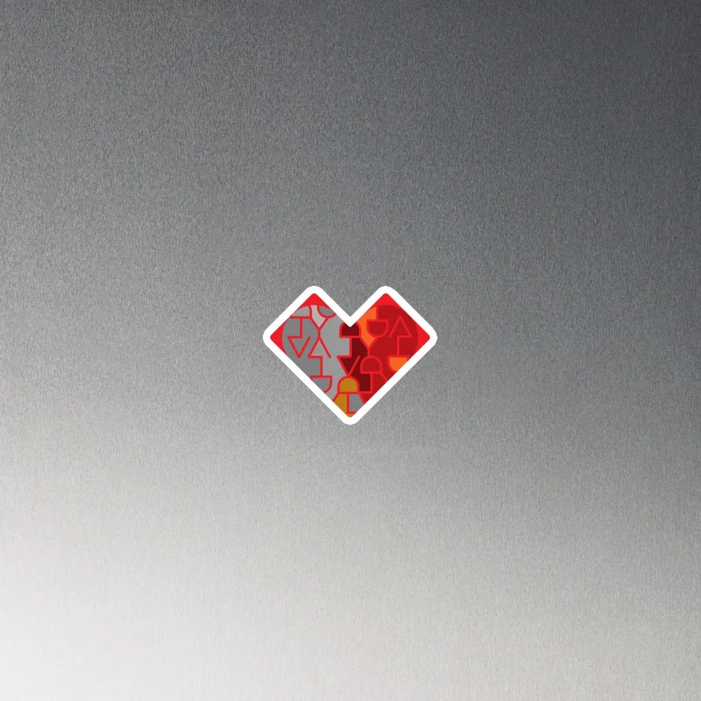 I Love You Dad Icon / MO Heart Magnets product image (2)