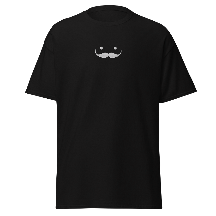 Embroidered Cute Mustache Face T-Shirt product image (7)