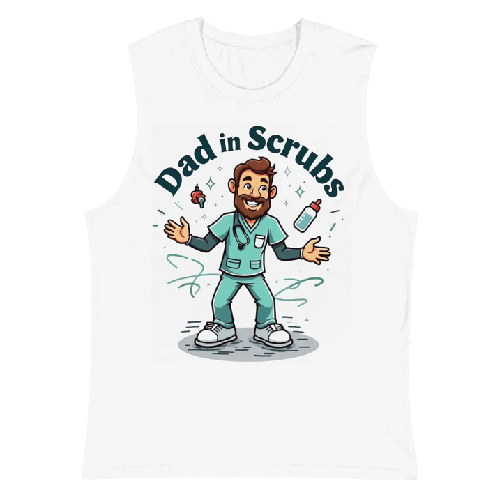 Dad in Scrubs Muscle Tank product image (2)