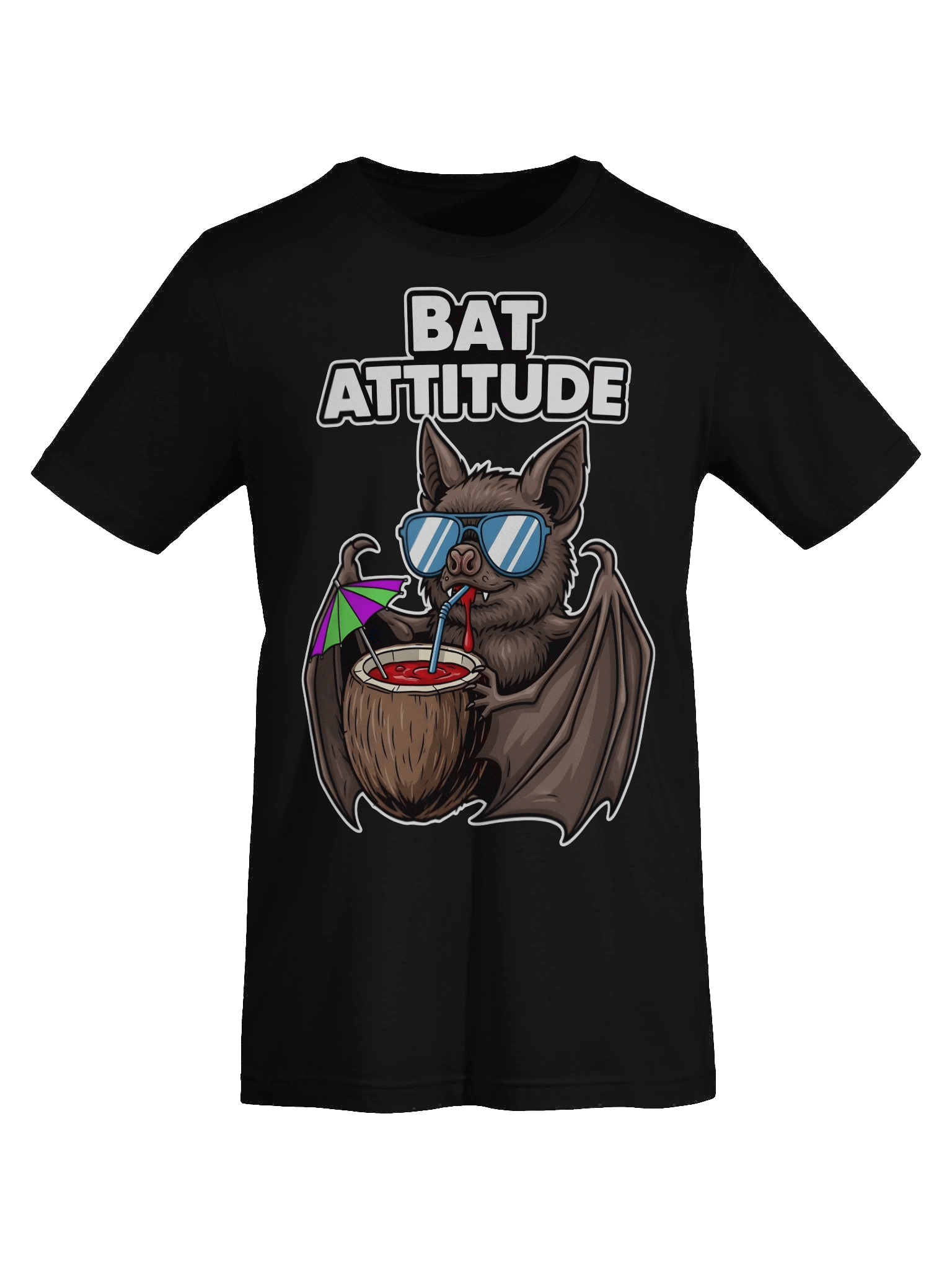 Bat Attitude Coconut Tee product image (7)