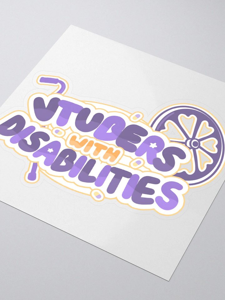 VtubersWithDisabilities Logo Sticker product image (1)