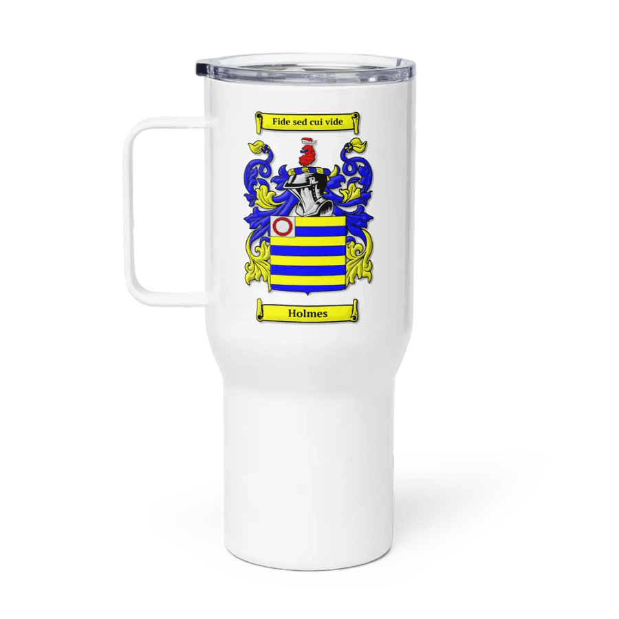 Holmes Family Crest - Travel Mug w/ Handle product image (1)